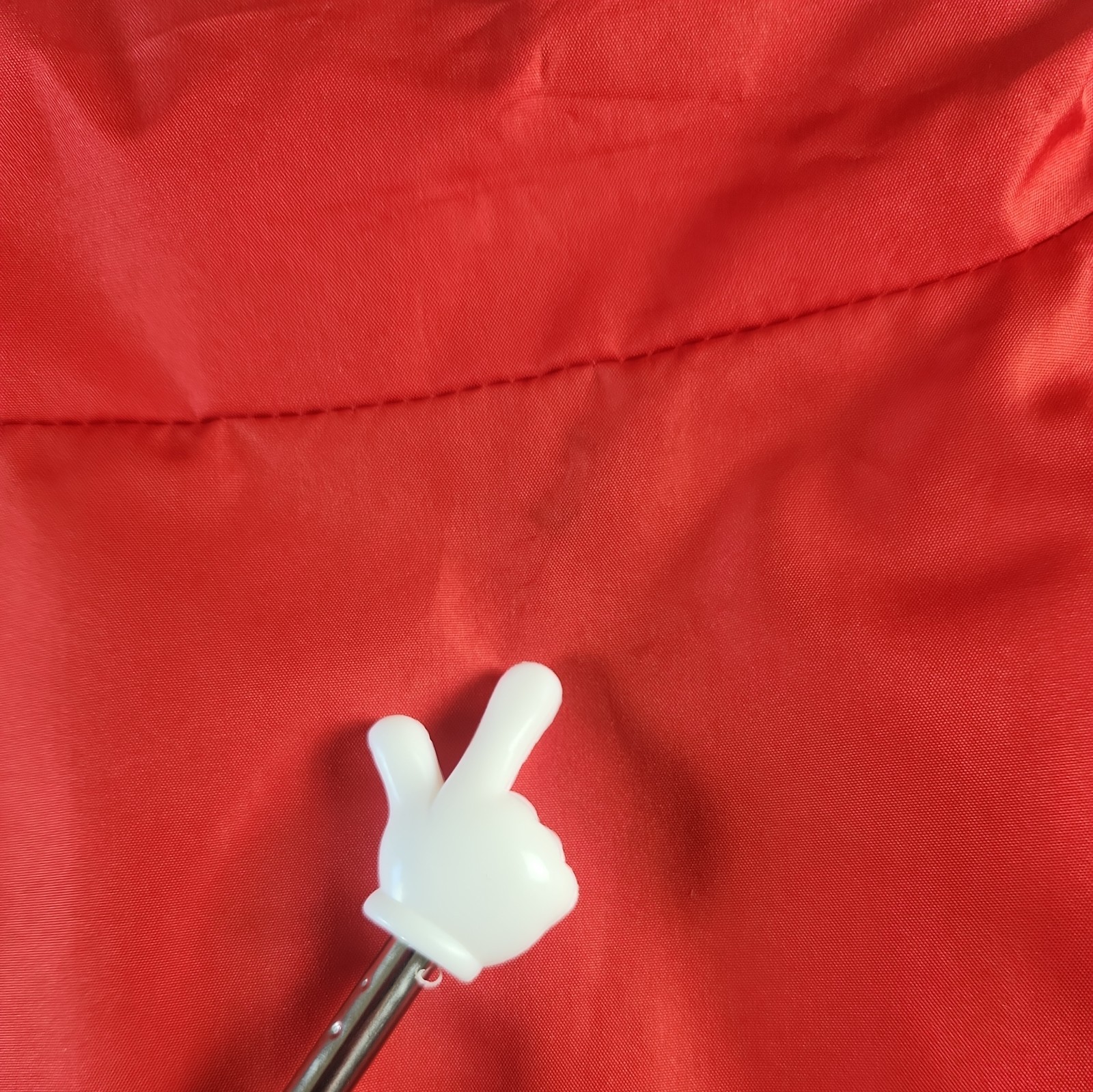 US Polo Assn. Men’s Puffer Vest, Red with Navy Blue Lining Zip Up Size XL