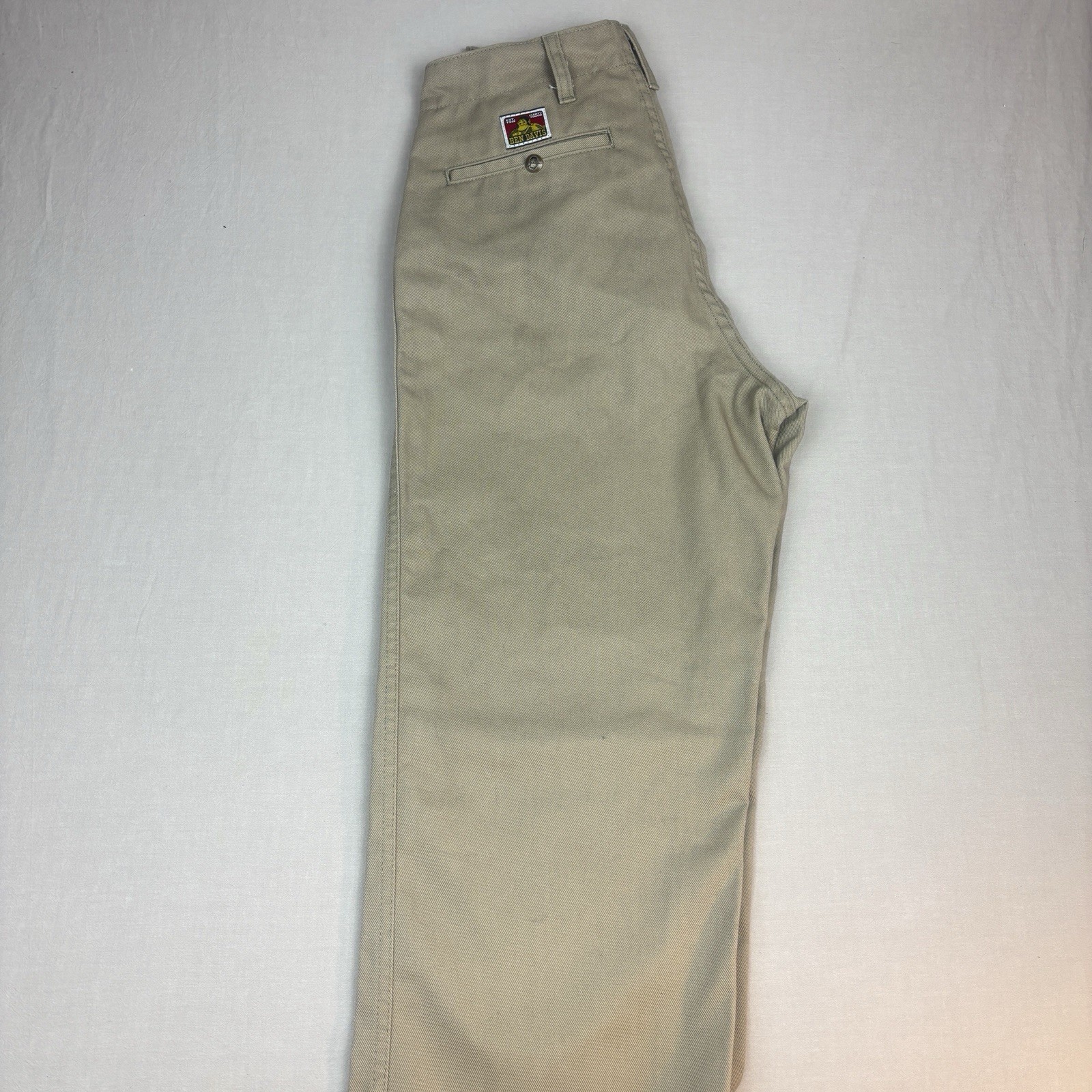 Vintage 90’s Ben Davis Khaki Frisco Pants Gorilla Work Twill Wide Leg Size 32×32