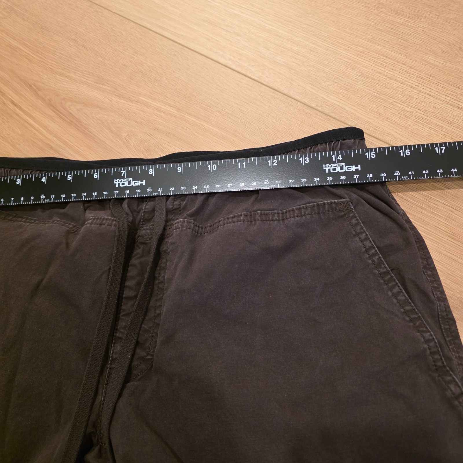 Duluth Trading Pants Mens 32×30 Brown Cargo Convertible Crop Hike (Fits 30×27)