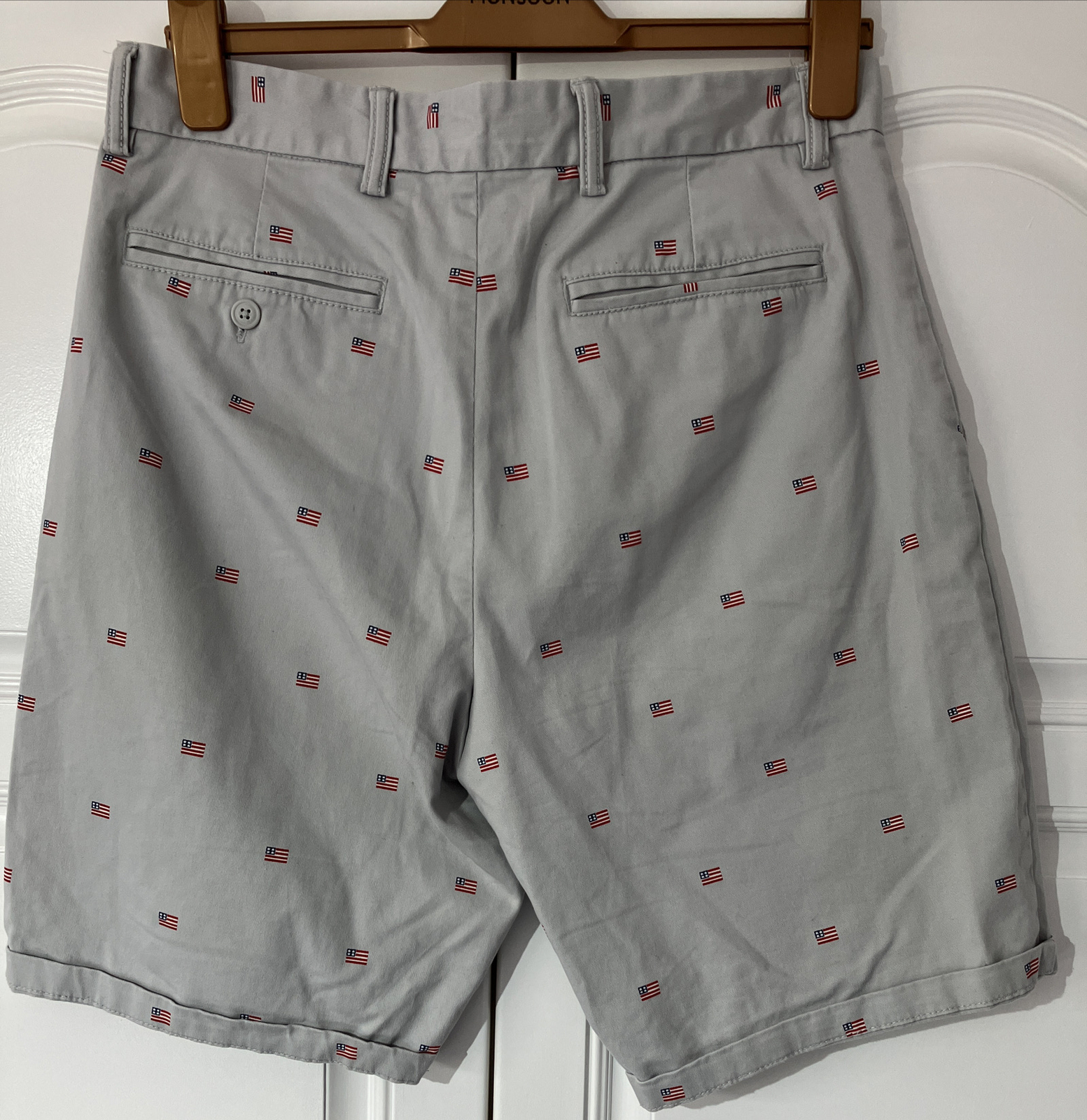 Men’s Shorts: Old Navy Shorts Brand Ultimate Slim W:32 Flag Pattern