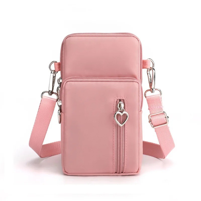 Mini Crossbody Cell Phone Bag Compact Shoulder Wallet Pouch Purse Holder