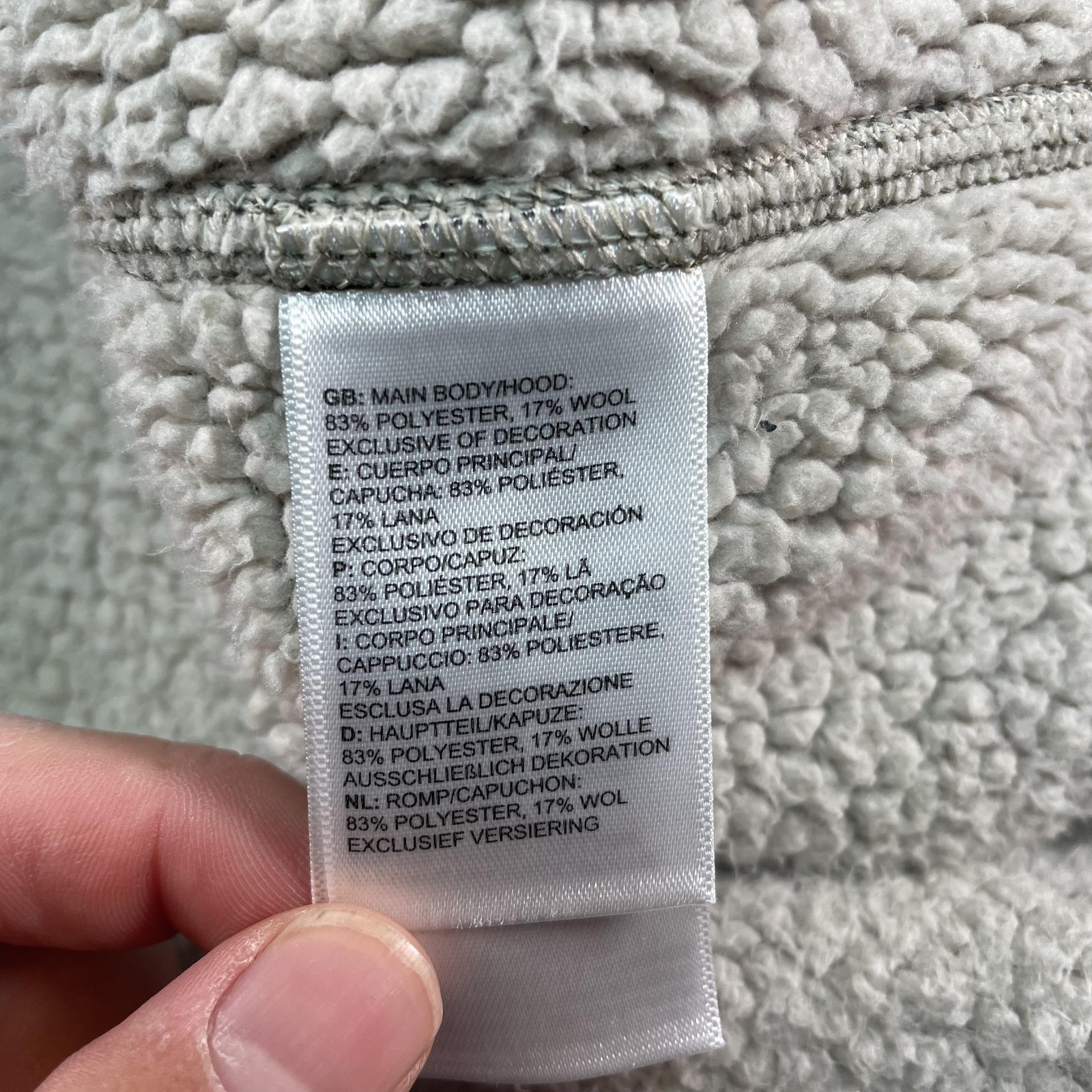 The North Face Jacket Mens 2XL Gray Hooded Sherpa Lined Snap Parka NF0A3MMR