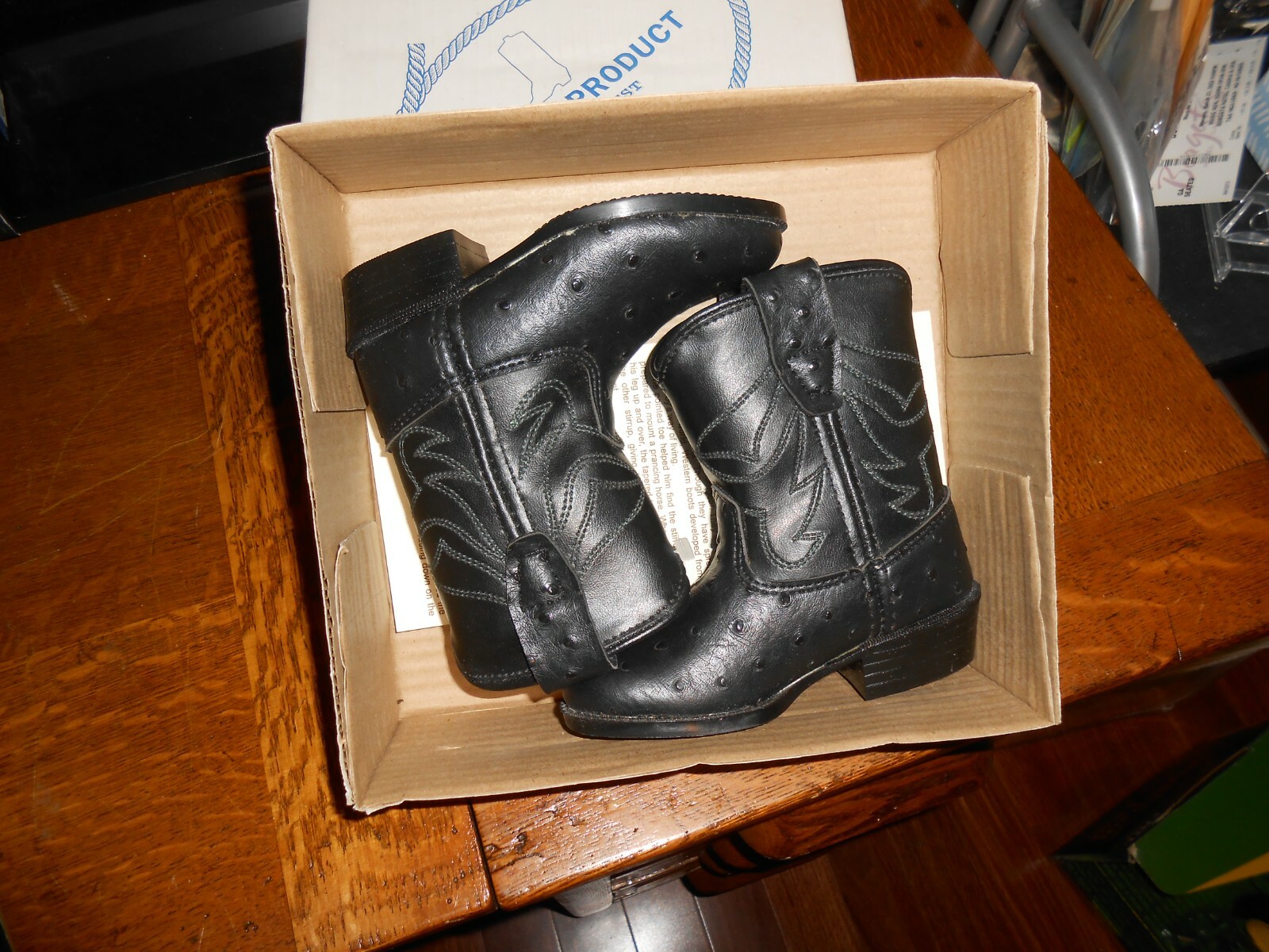 RARE A JAMA PRODUCT OLD WEST KIDS COWBOY BOOTS SIZE 5 BRAND NEW FREE SHIPPING!
