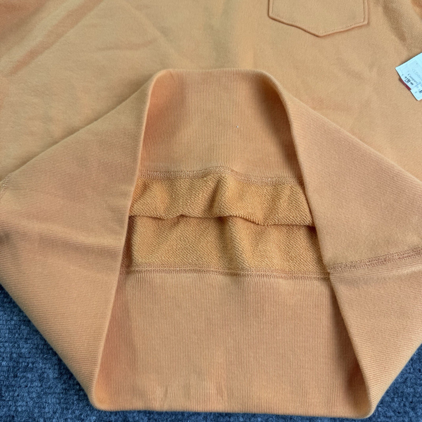 NWT Champion X Tom Snyder Orange pullover, sweatshirt, reverse, weave, medium