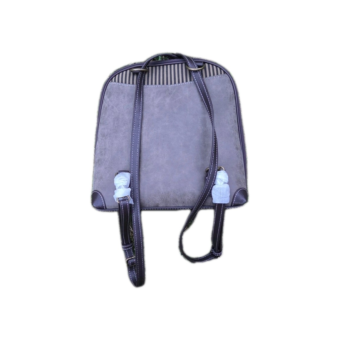 CHALA Convertible Backpack Purse Fox Patch Zip, Detachable Adjustable Strap