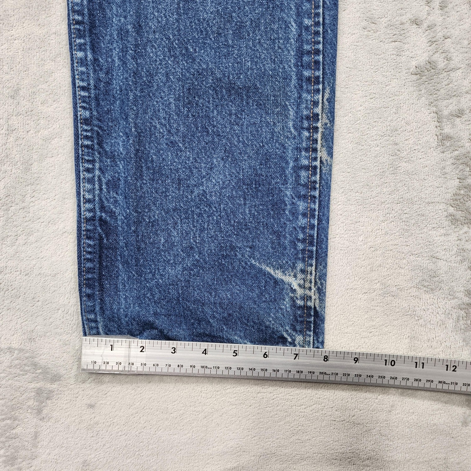 Wrangler Jeans Mens 32×34 Blue Slim Straight Cowboy Cut Denim Western 36MWZ