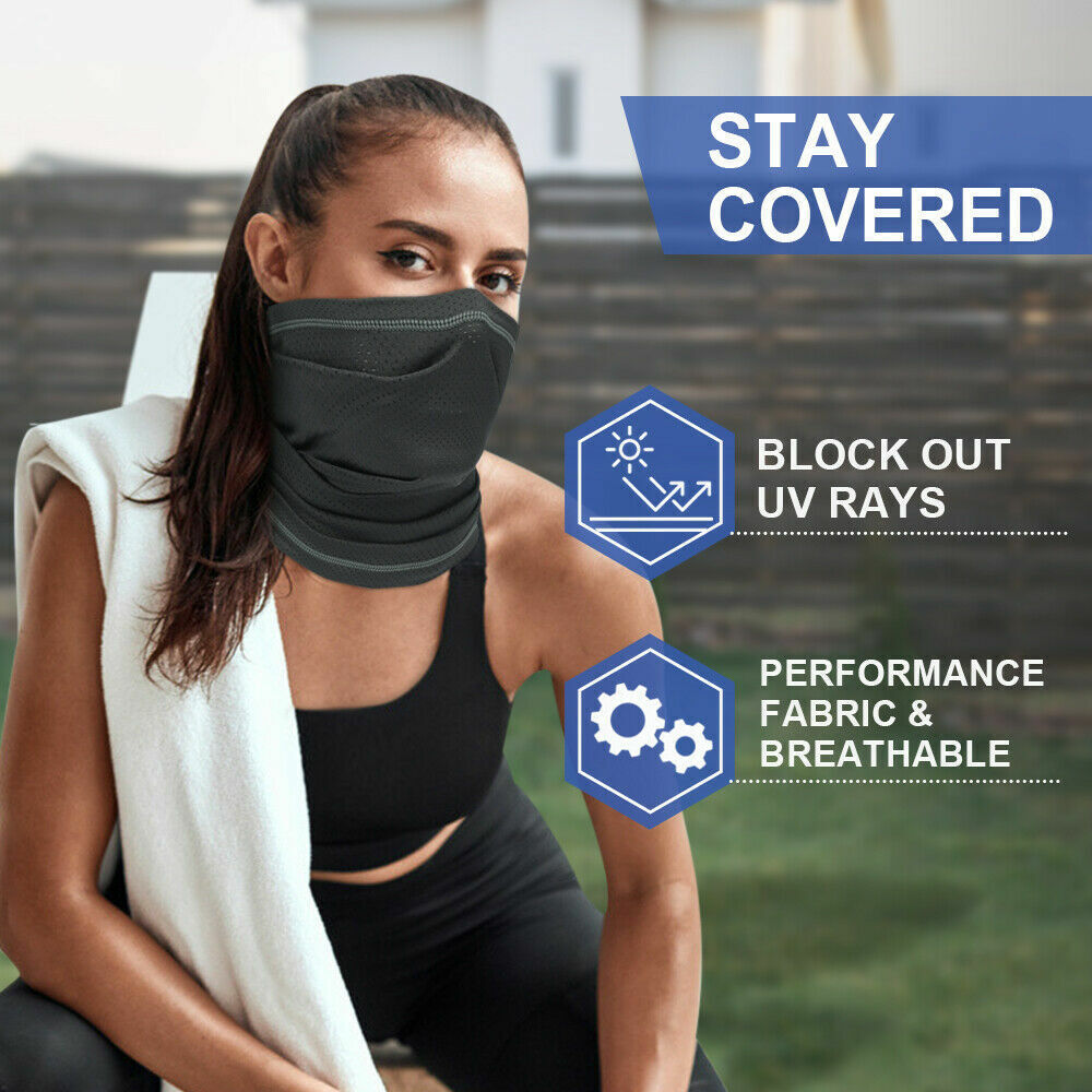 Bandana Face Masks Cover Balaclava Scarf Neck Gaiter Head Band Reusable Washable