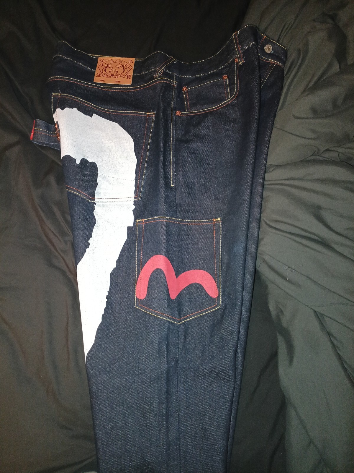 EVISU Paris Jeans. Dark Blue Reg Fit 6-Pocket