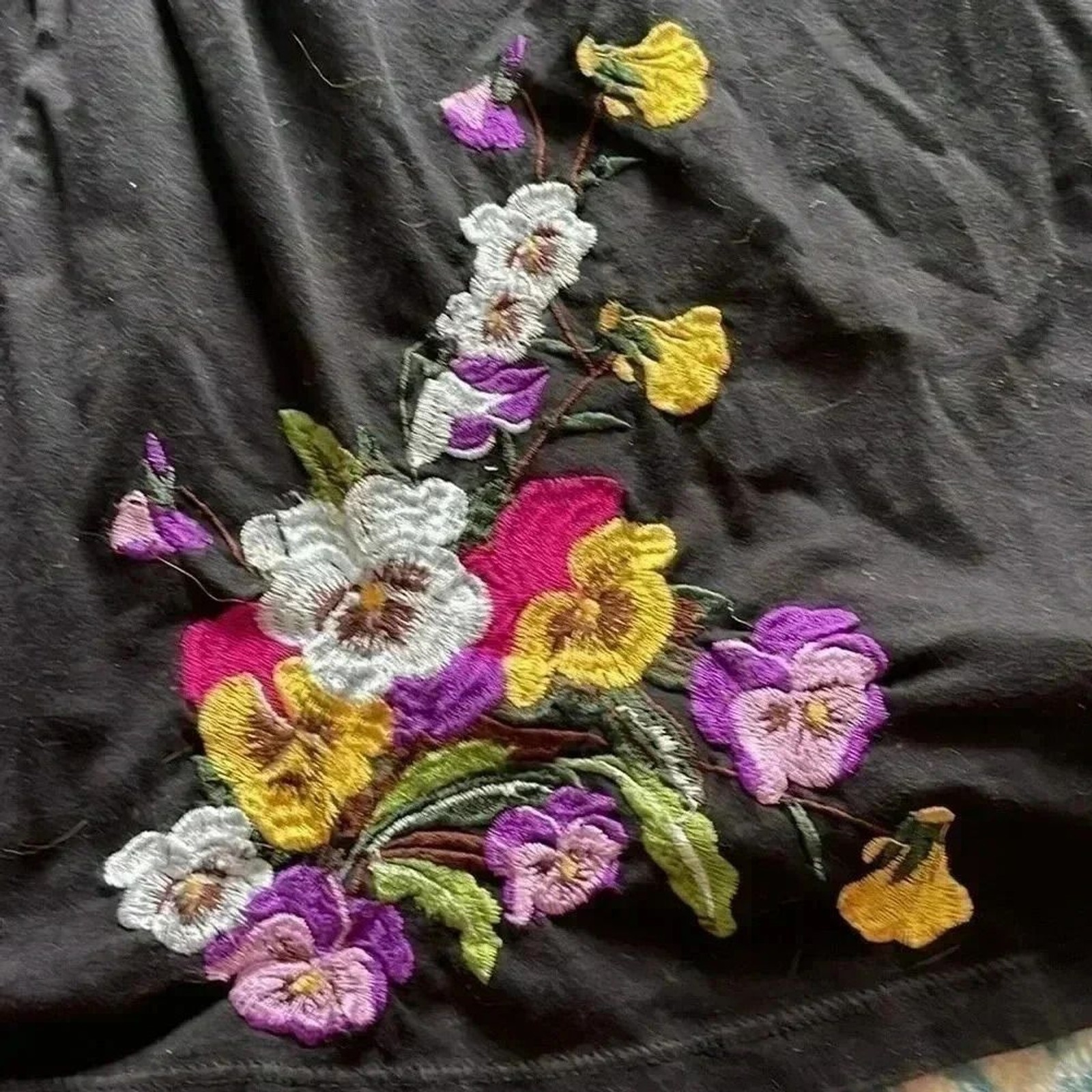 ASOS pansy, embroidered T-shirt dress 4