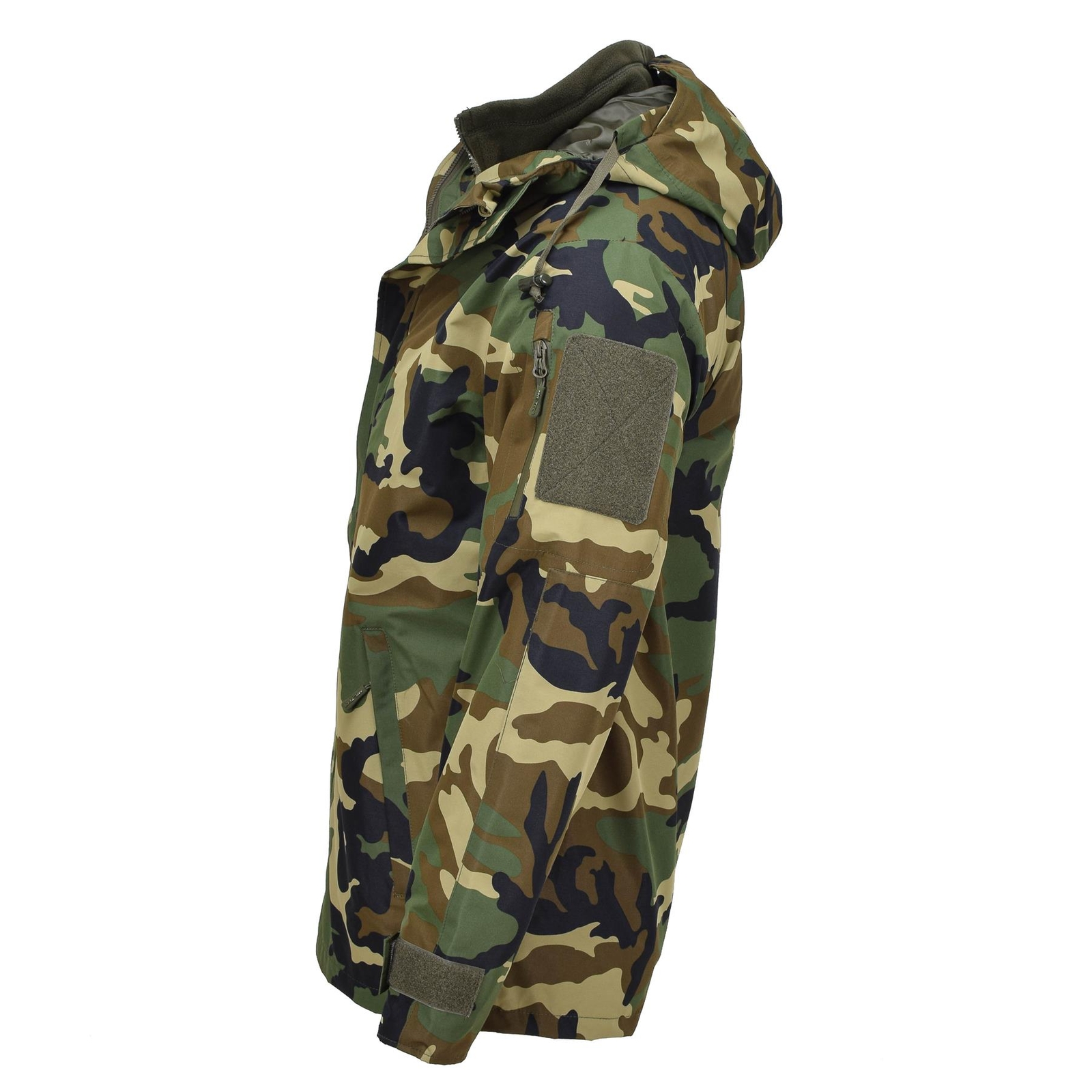 MIL-TEC Waterproof jacket Army style GEN II lined winter woodland camo parka