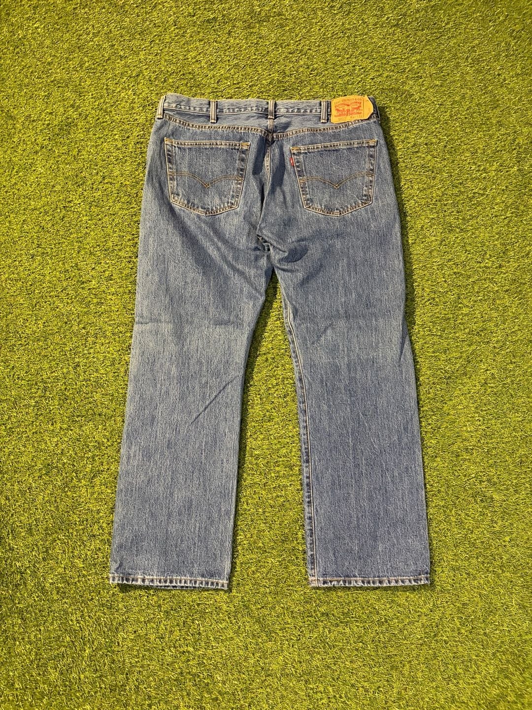 Baggy Levi’s 501 Original Fit Button Fly Jeans Medium Wash Size 40×30