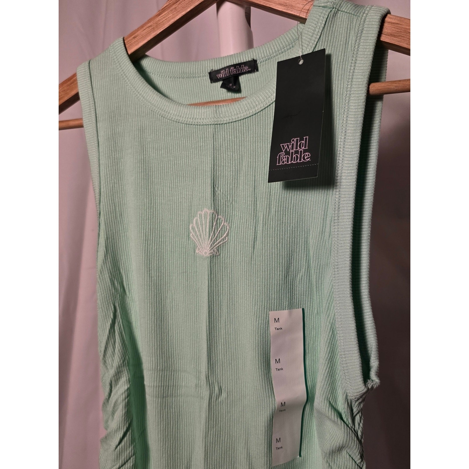 Women’s High Neck Tank Top – Wild Fable Mint Green M