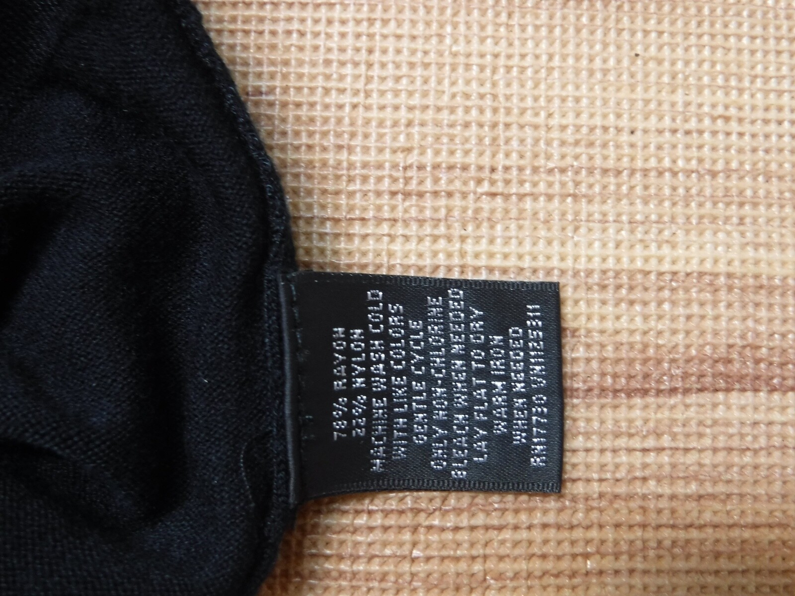 Mossimo Black Rayon&Nylon Blend Scoop Neck Short Sleeve Dress Women S ~Great~