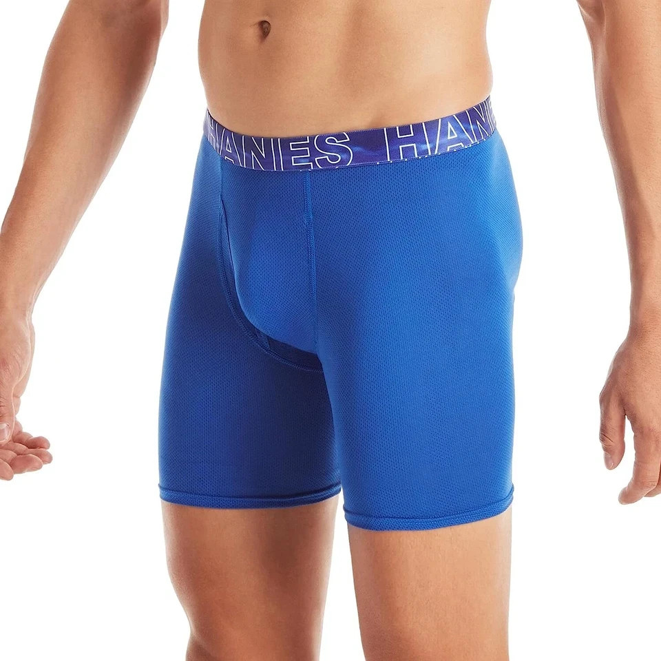 Hanes Men’s X-Temp Stretch Boxer Briefs Assorted-3 Medium