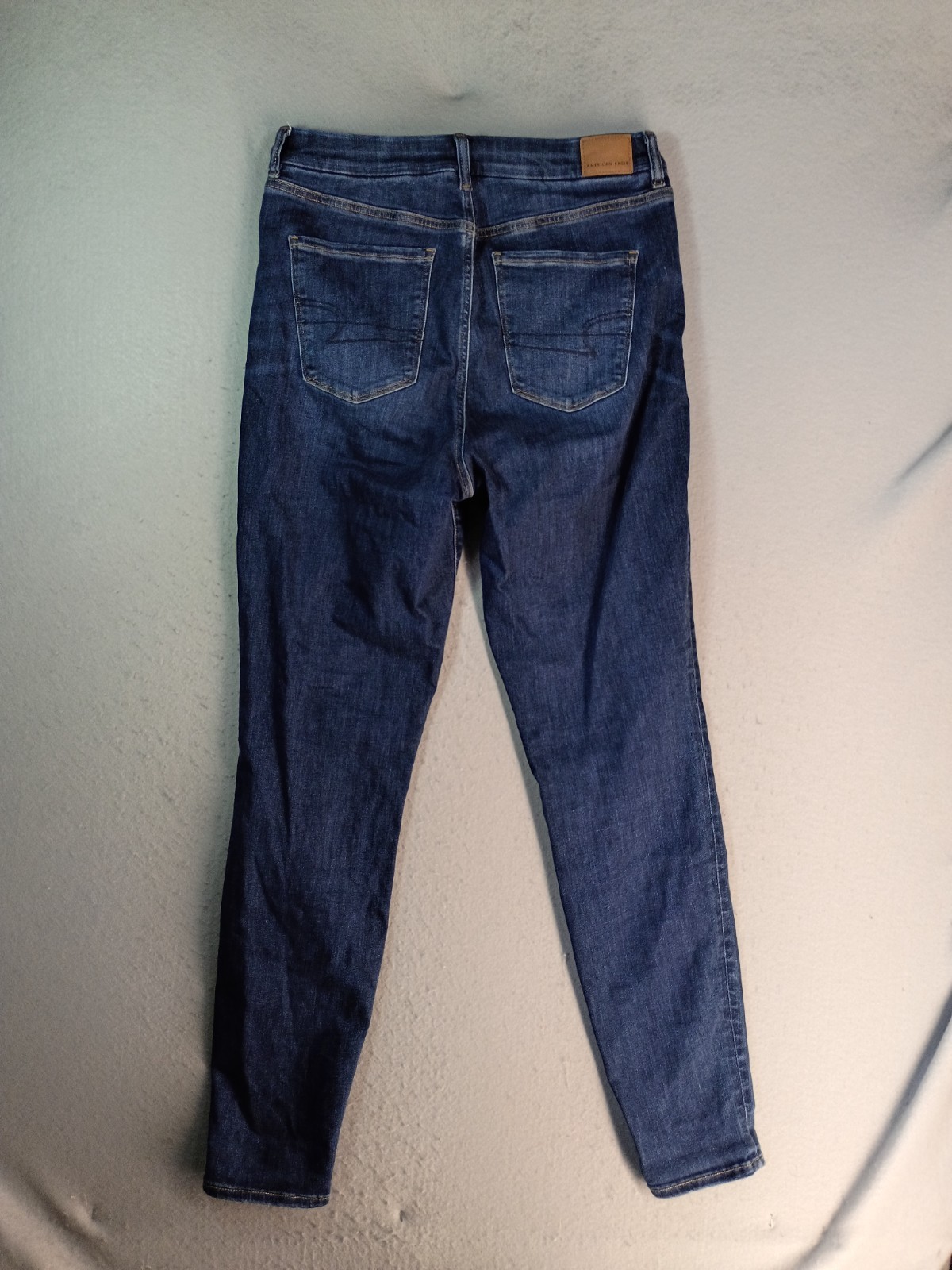 American Eagle Curvy Hi Rise Jegging Womens 12 X-Long Medium Dark Wash Jeans