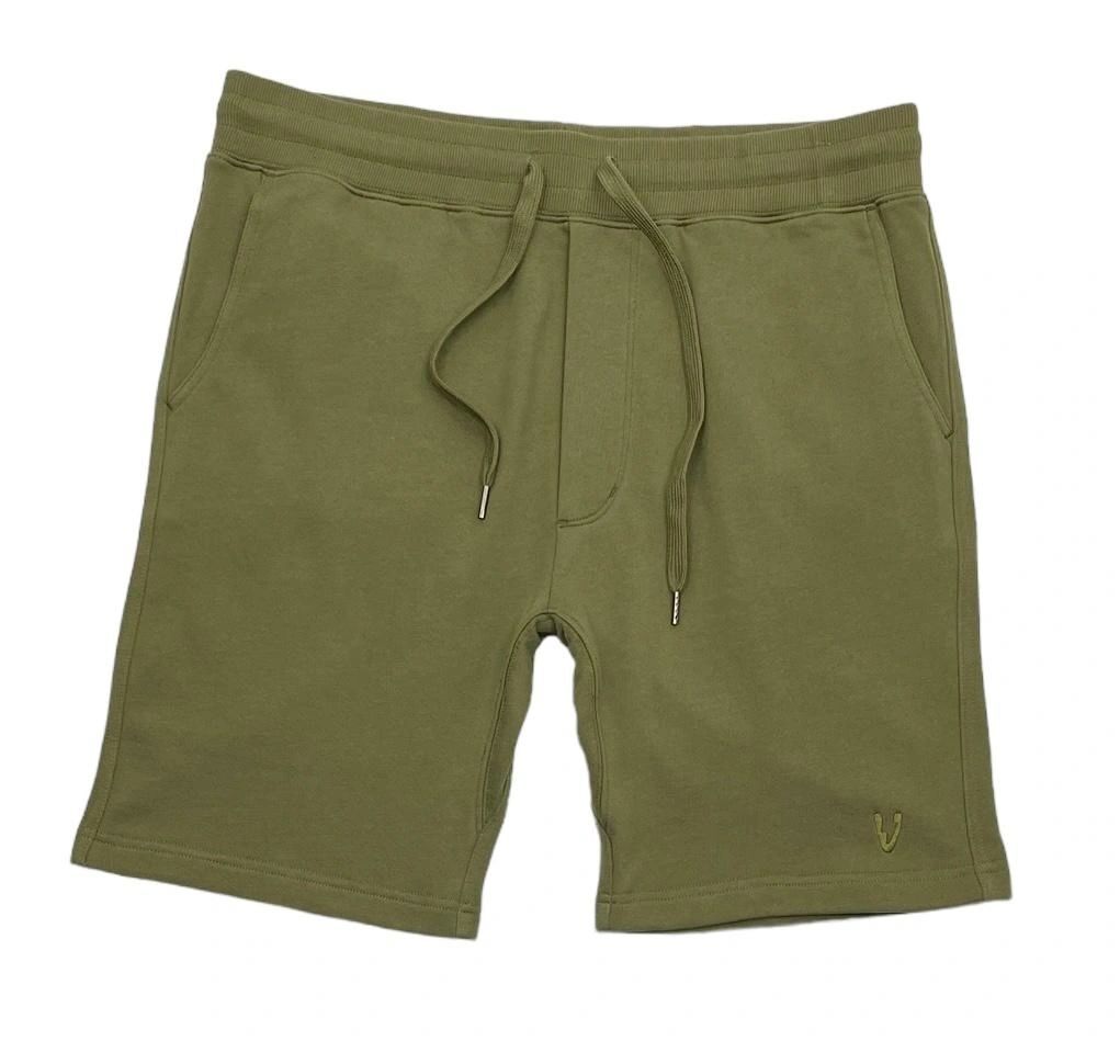 VarietyAthletics Men French Terry Lightweight Cotton Gym Athletic 7″ Shorts