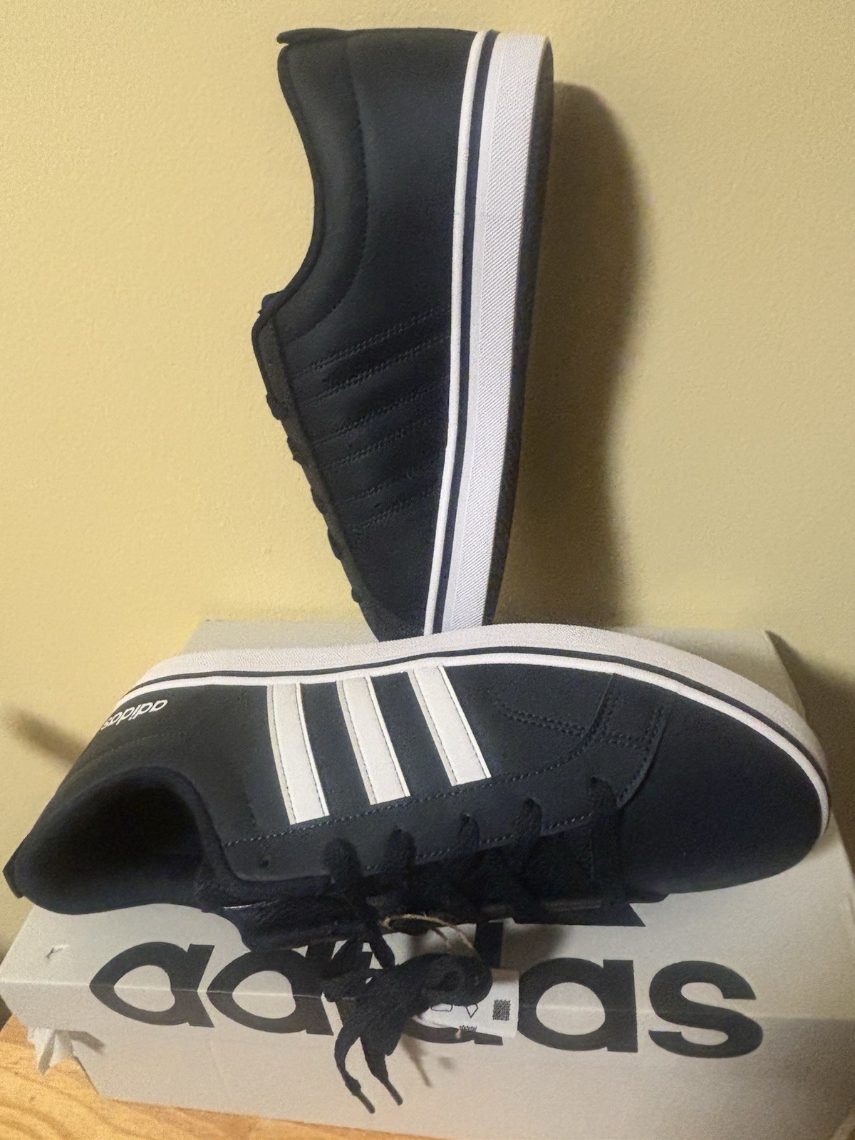 adidas Vs Pace 2.0 Lace Up Mens Dark Blue Sneakers Shoes HP6011 US Size 12