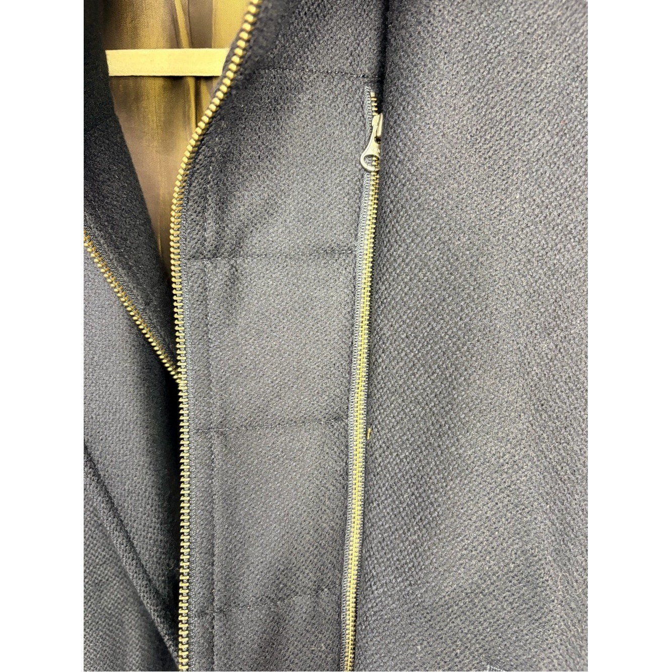 Kroon Richie Wool Cashmere Layered Sport Coat Blazer Navy 44R Italy