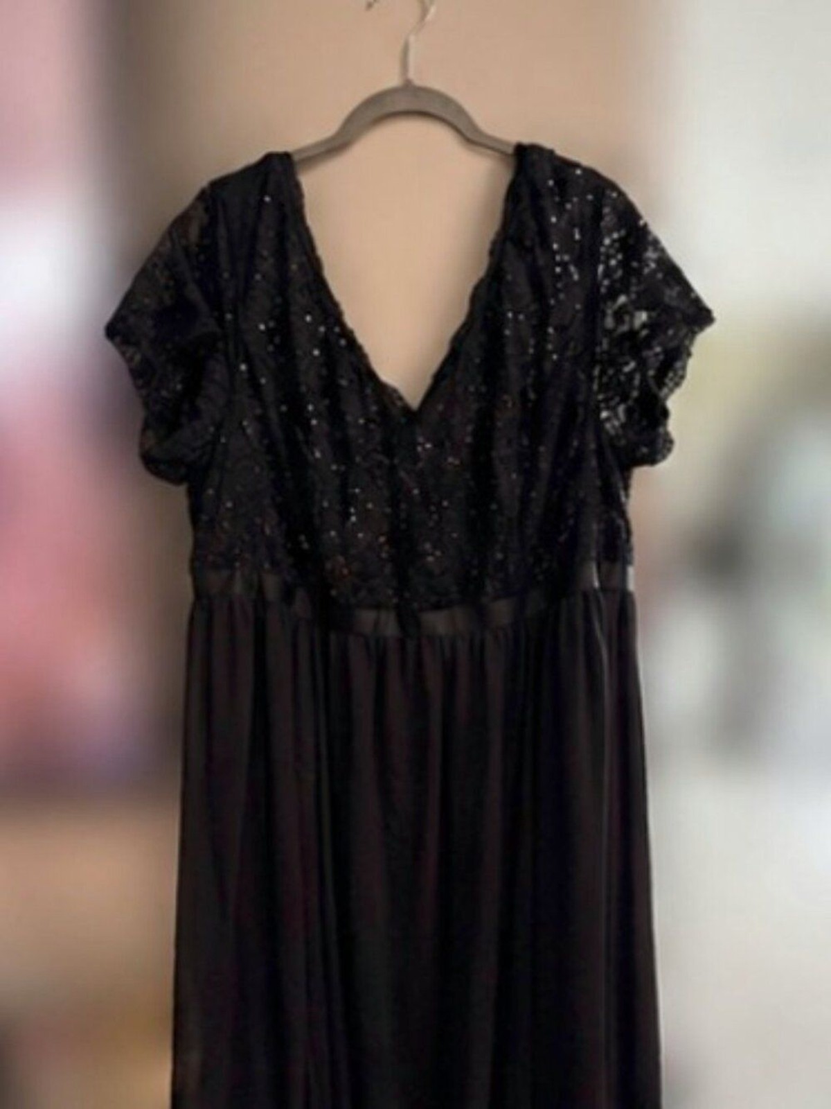 Torrid Black Sequin Maxi Dress – Women’s Size 20