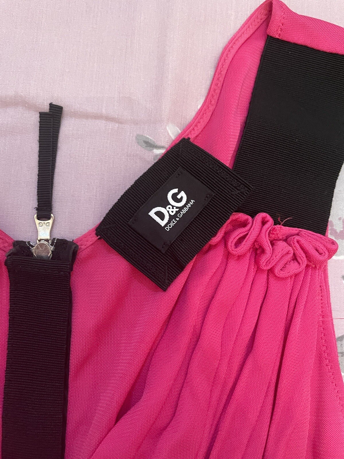 Dolce Gabbana Dress Special edition shocking pink dress size 42