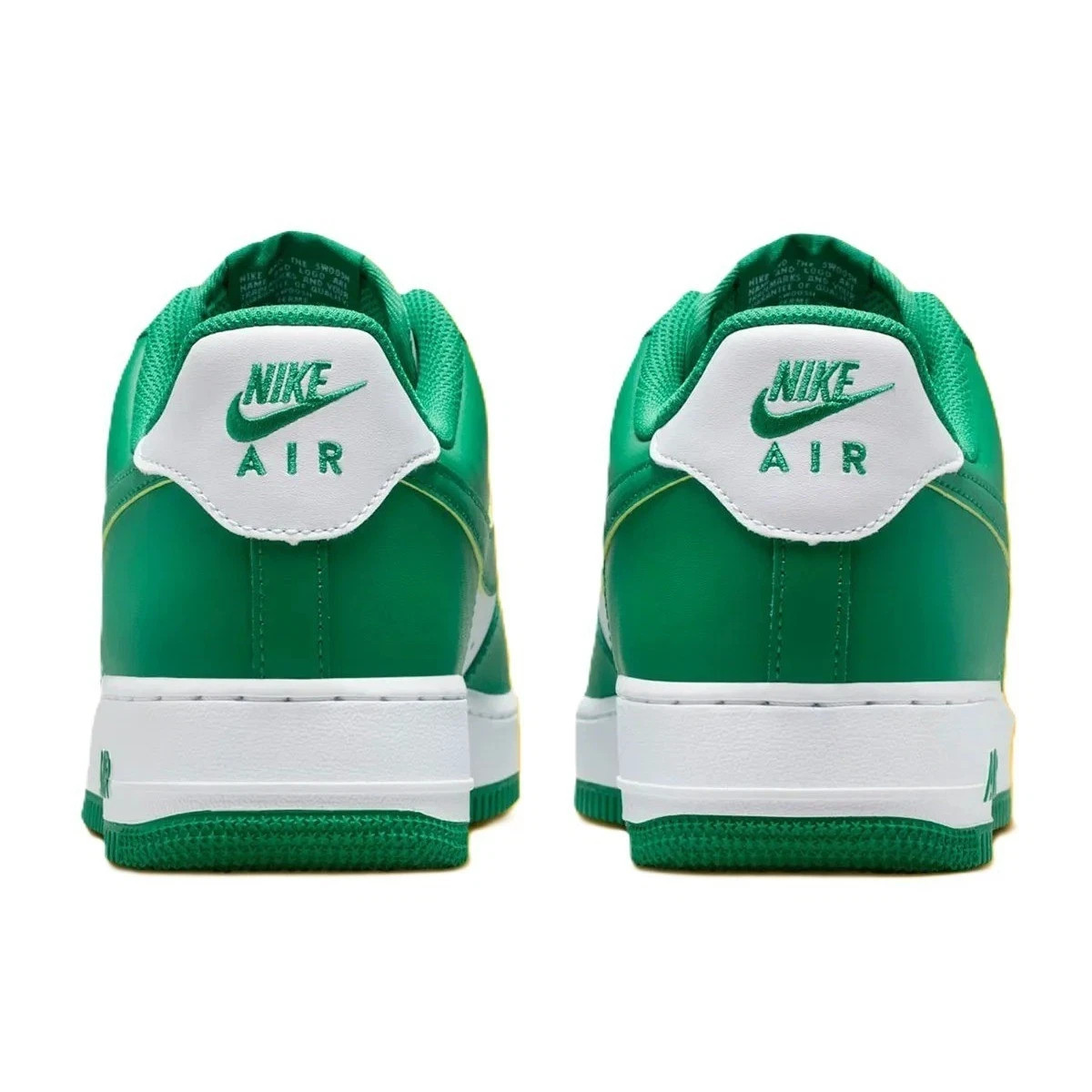 Nike Air Force 1 FJ4146-122 White Green Leather Sneakers For Men Women