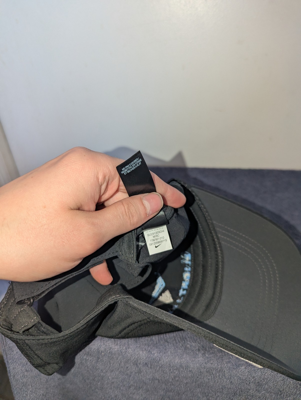 Nike Legacy 91 Dri-Fit Flight Lease Fund Management Hat Black Golf Cap Brand New