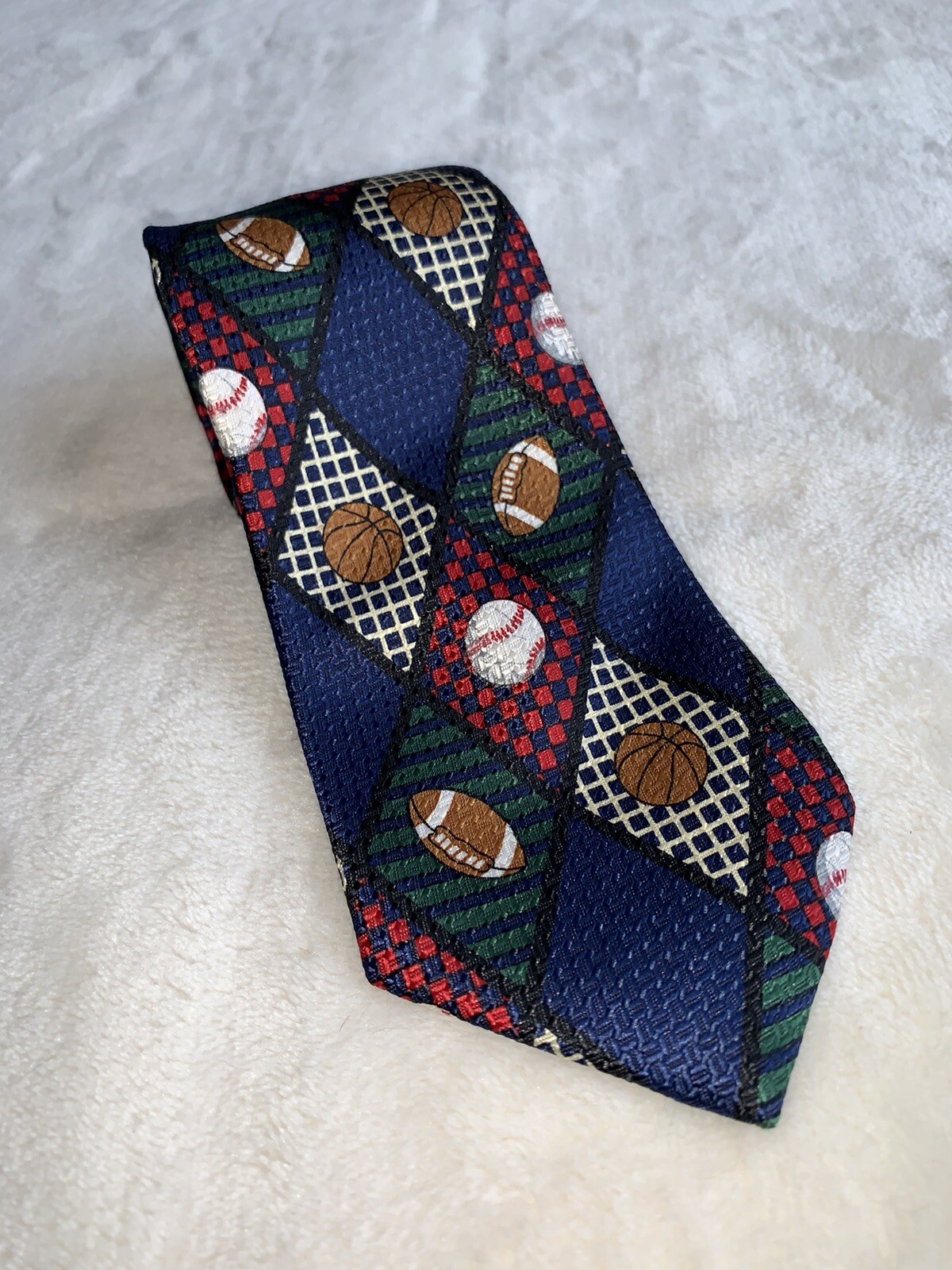 Royal Knight Mens Necktie Tie Sports Baseball Basketball Football 51”x3”