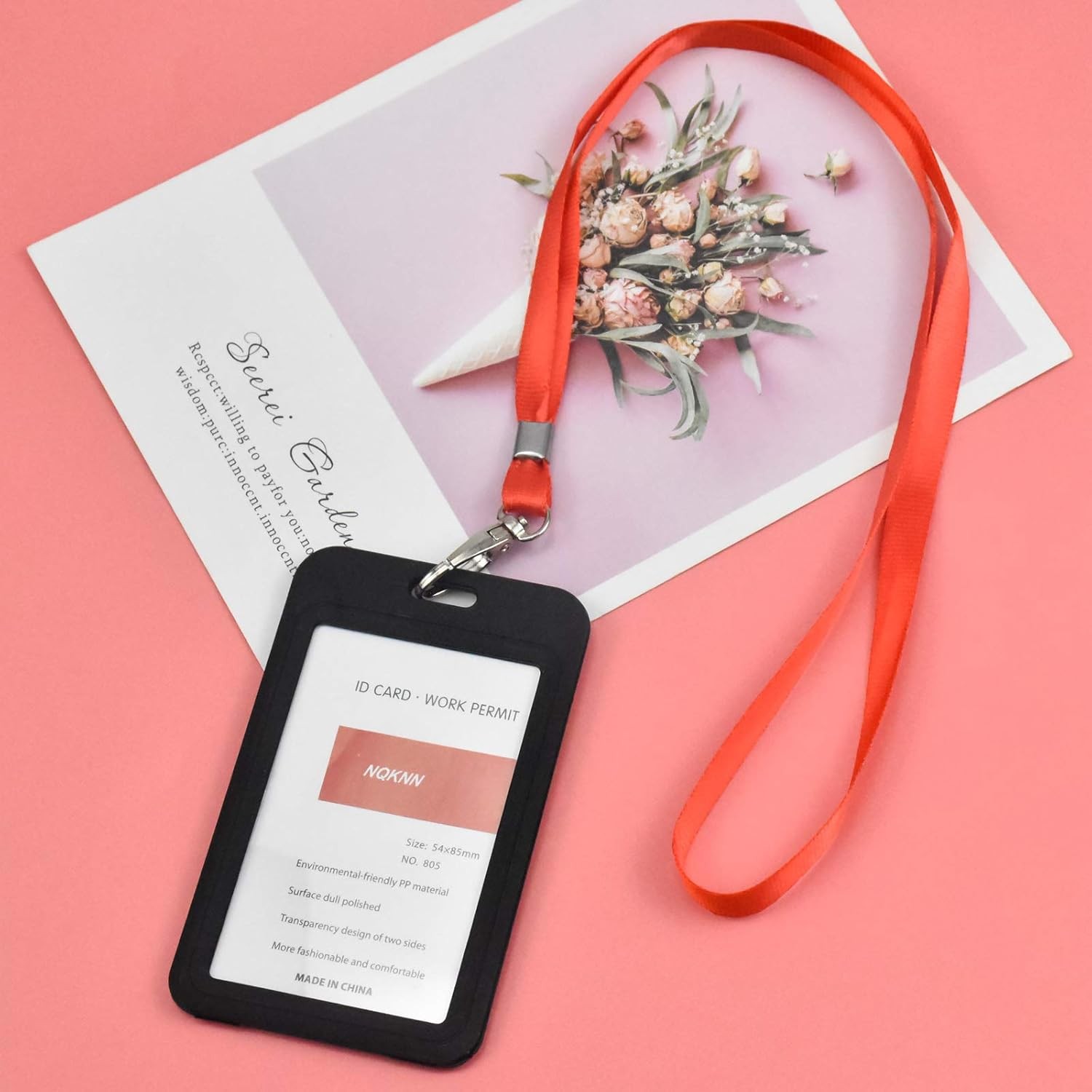 3pc Random Lanyards for ID Badges, Colourful Lanyards for Neck