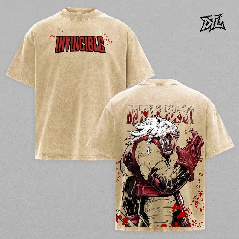 Battle Beast Thirst For Battle invincible Graphic Vintage Tee Cotton Shirt