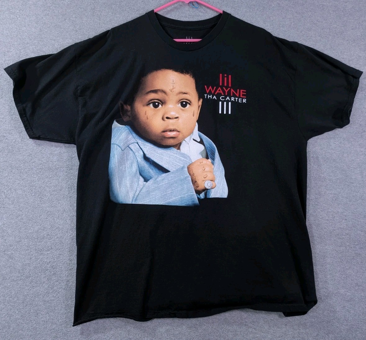 Lil Wayne Tha Carter III T Shirt XL Black 2025 Retro Young Money Rap Tee