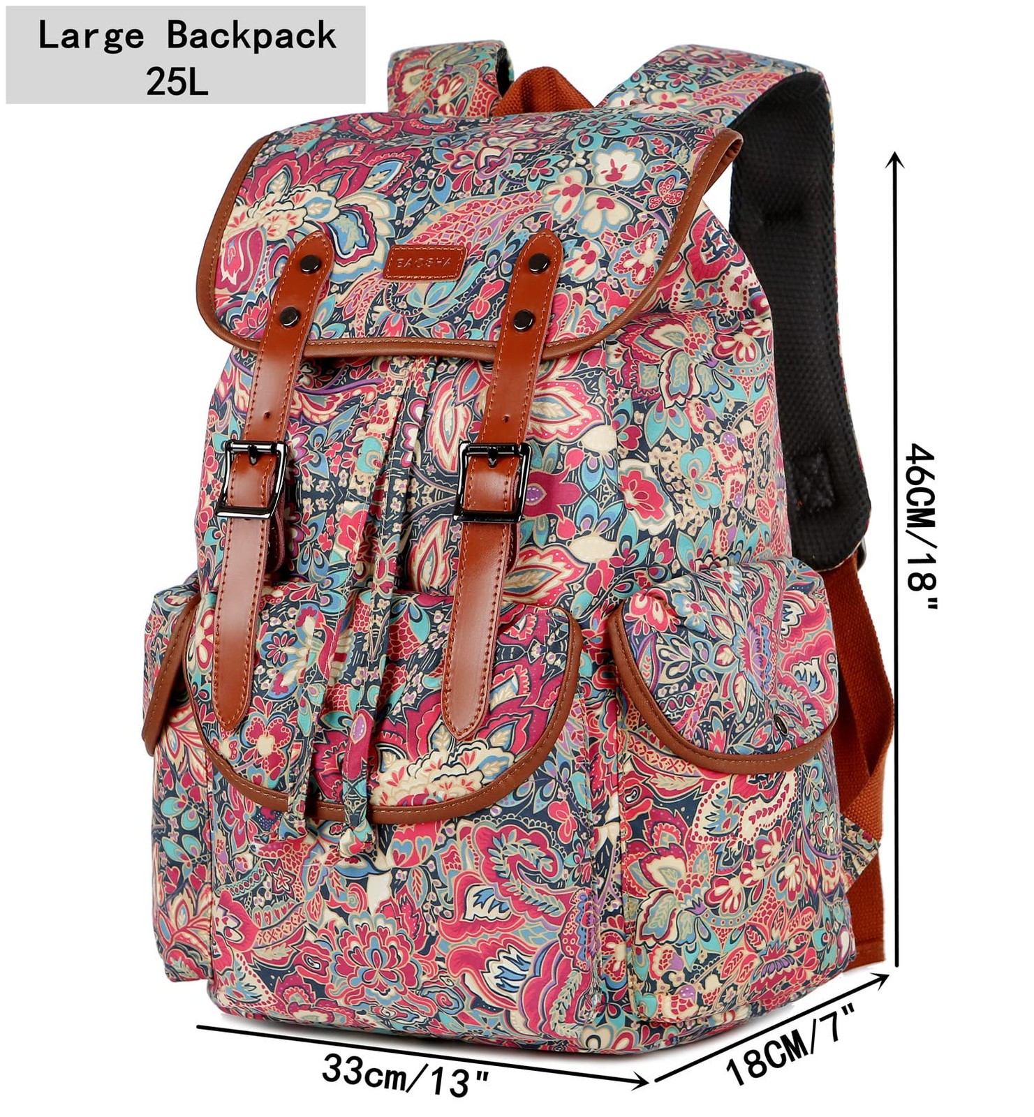 Large Women Laptop Backpack 15.6 inch Computer Backpack Travel Hiking Backpac…