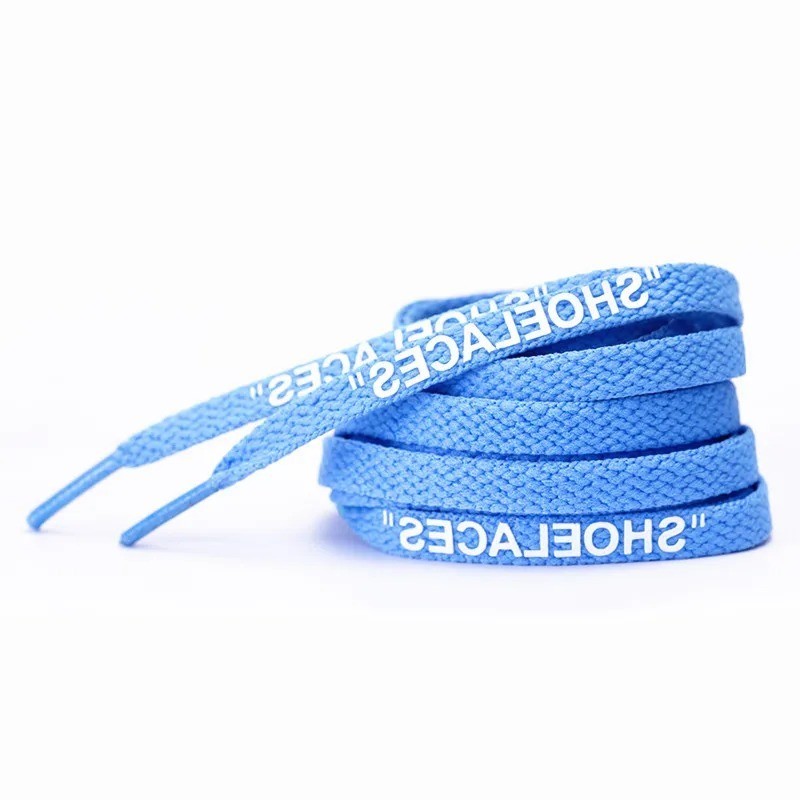 Silicone Printing Shoelaces with Zip Tie Off White The Ten Shoelaces for Sneaker