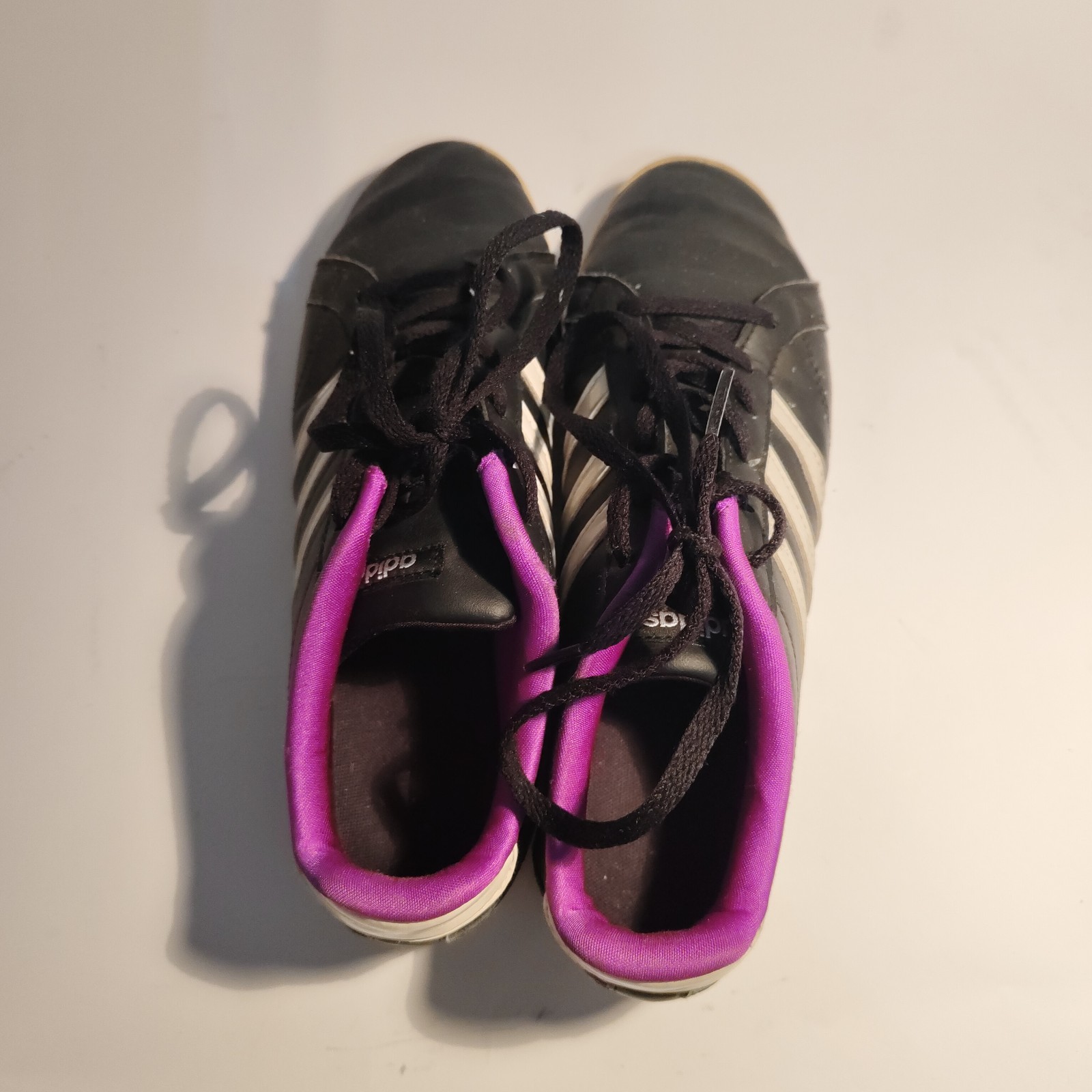 Women’s ADIDAS ‘VS Coneo’ 7 US | 38 2/3 EU Shoes Black Purple | 3+ Extra 10% Off
