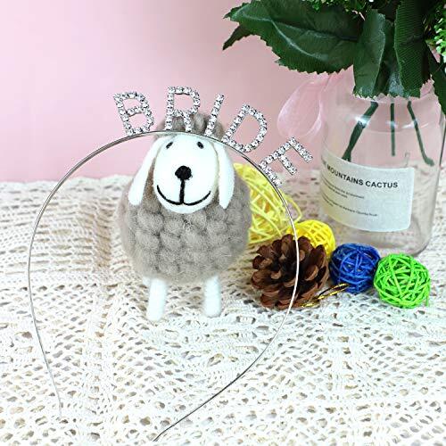 , Rhinestone Bride Headband Elegant Bride Crown Bachelorette Party Silver