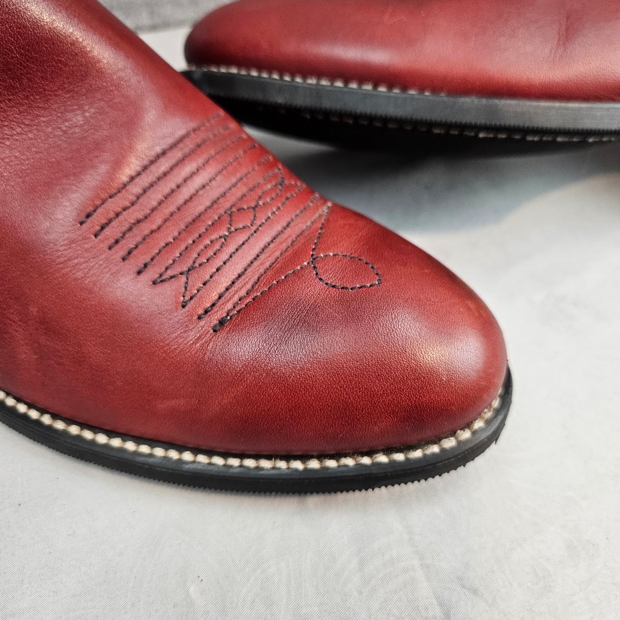 VIBRAM | RARE Vintage 1992 Red Wing Pecos (Style 1178) Western Boots Made in USA
