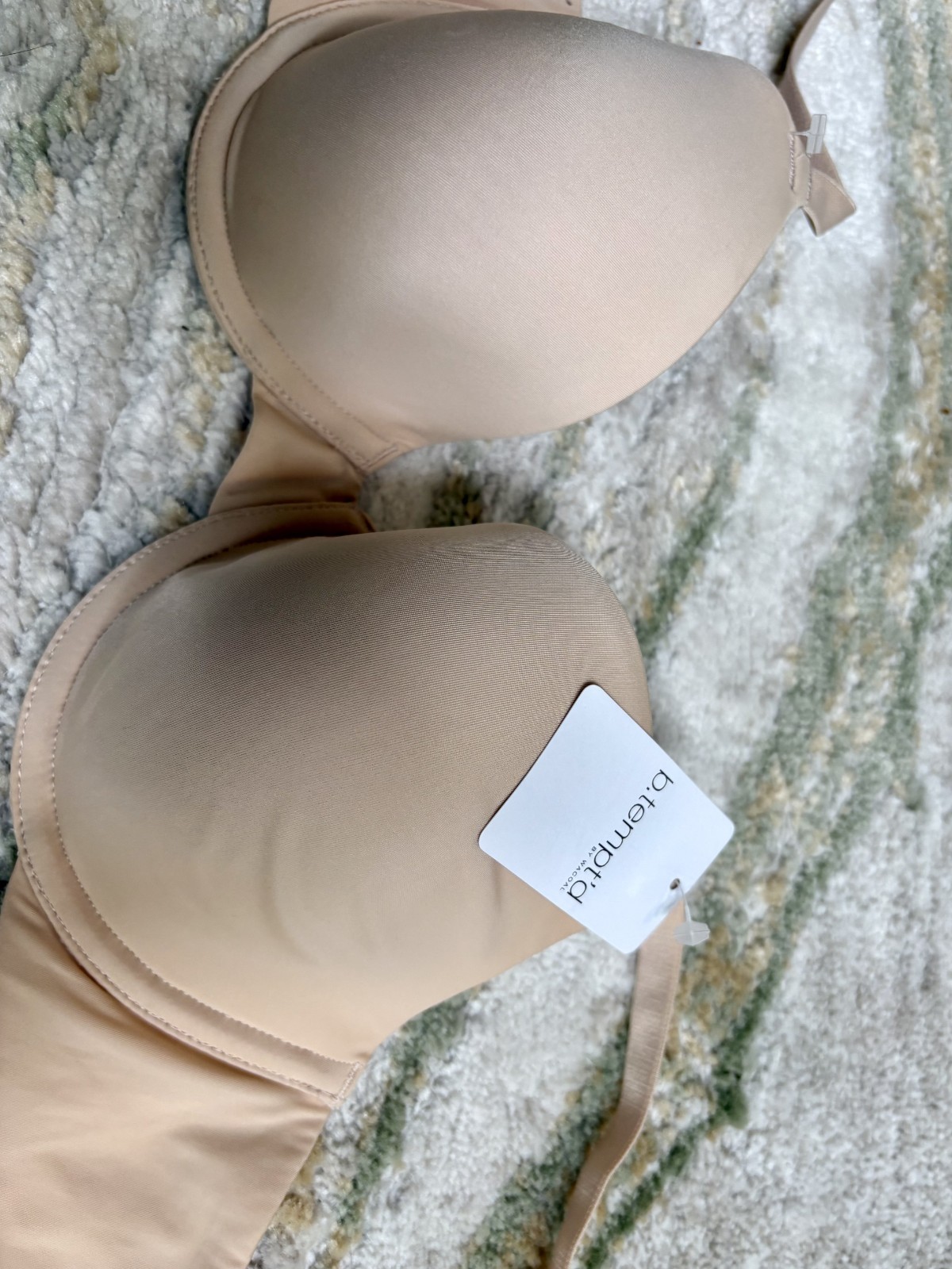 b.tempt’d by Wacoal 953380 Upgraded Lightly Padded T-Shirt Bra Sand 36B NWT $48