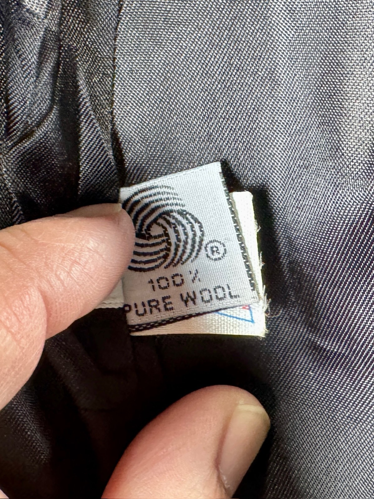 Portfolio Perry Ellis Overcoat Womens 10 Black Wool Single Vented Faux Fur Trim