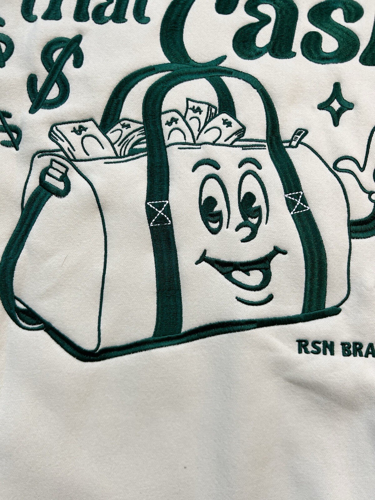 Reason Brand Secure the Bag Stack that Cash XXL White NWT Urban Street Wear