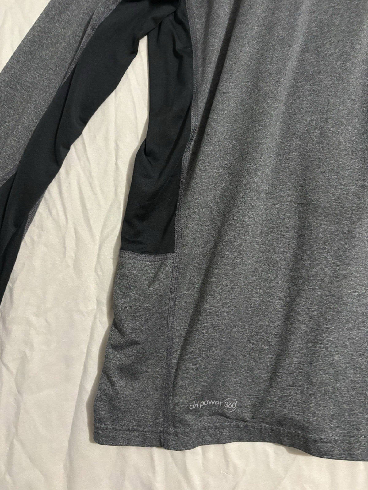 Russell Dri-Power 360 Men’s 1/4 Zip Sweatshirt Lightweight Size XL Long Sleeve