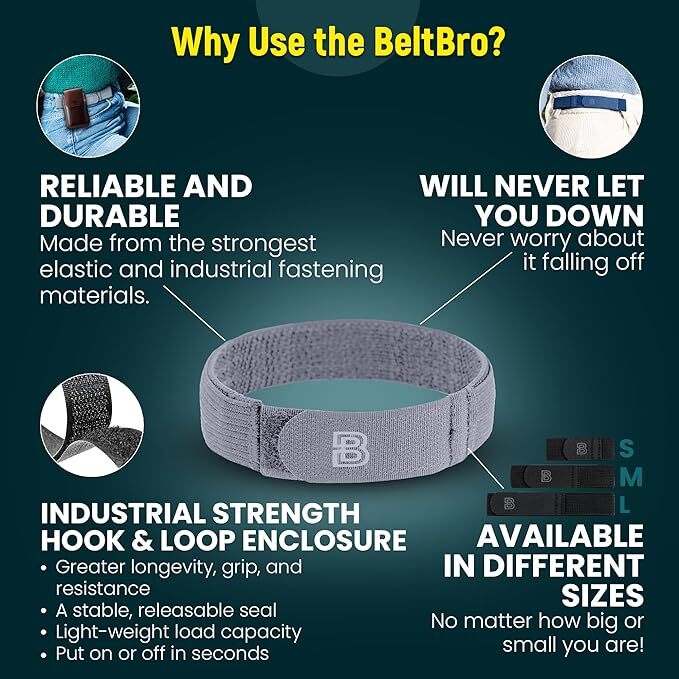 BeltBro For Women Multipack No Buckle Elastic Belt — (S, M, L) *OFFICIAL*