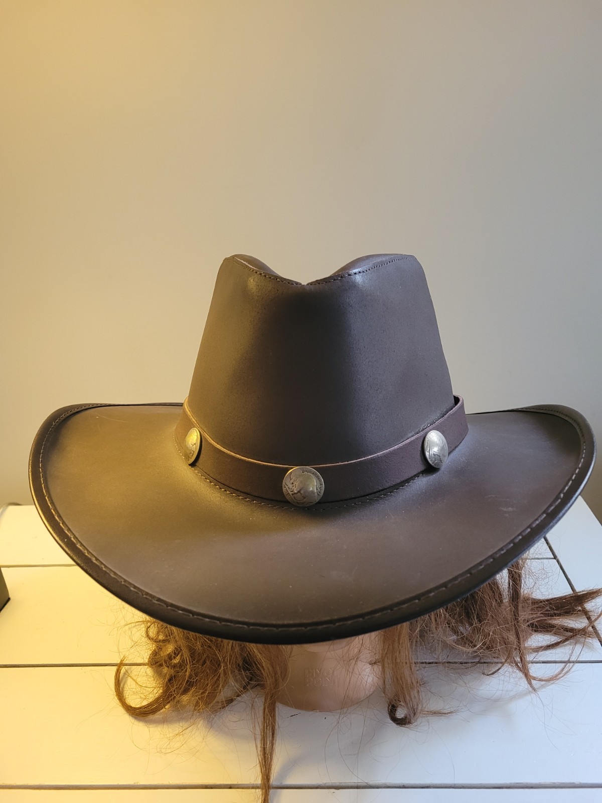 Head ‘N home hat Plainsman Leather Hat