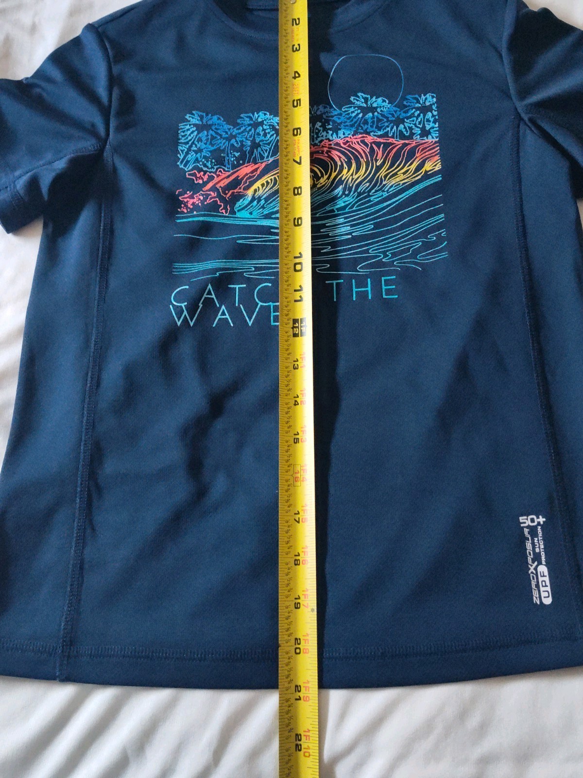 ZeroXposur Size S8 Dark Blue Quick Dry UPF 50 Sun Protection