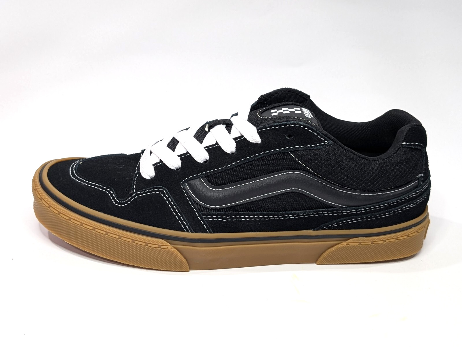 Vans Caldrone Black/Gum Suede Mesh Men’s Sneakers – Assorted Sizes NWB