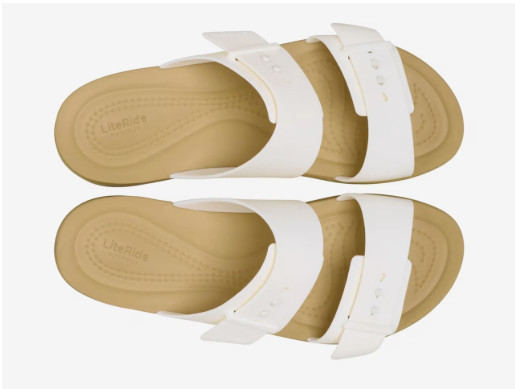 Crocs Brooklyn Low Wedge Sandal – Women’s Chalk White 🔥 No Import Fees