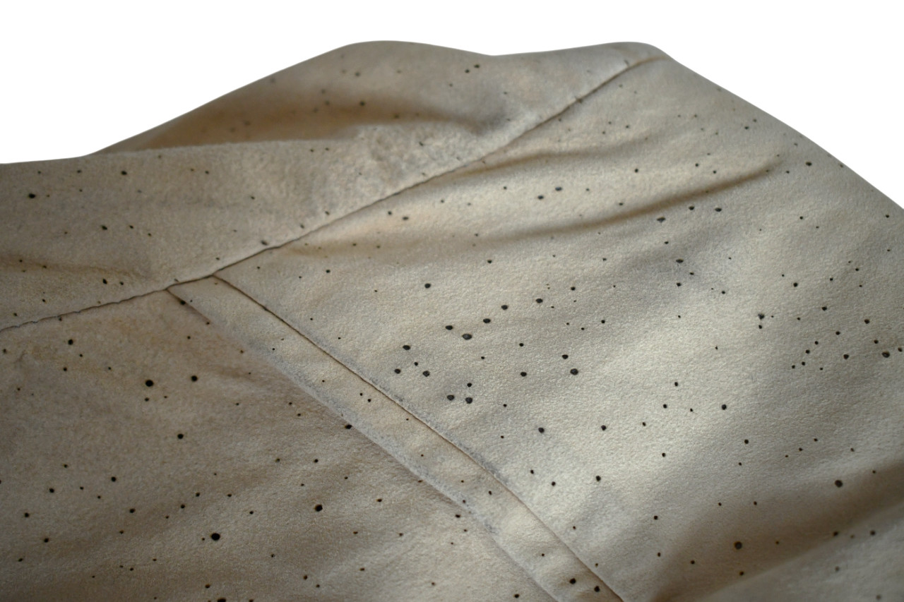 ANN DEMEULEMEESTER Cream PERFORATED LEATHER Women’s Jacket 36 FRANCE