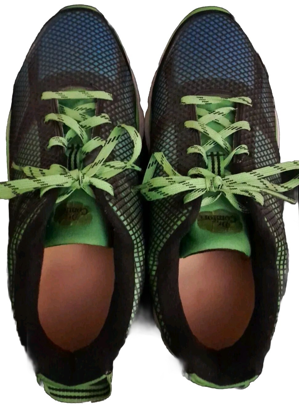 Dr Comfort Katy Women Size 7.5W Green Blue Diabetic Therapeutic Walking Sneakers