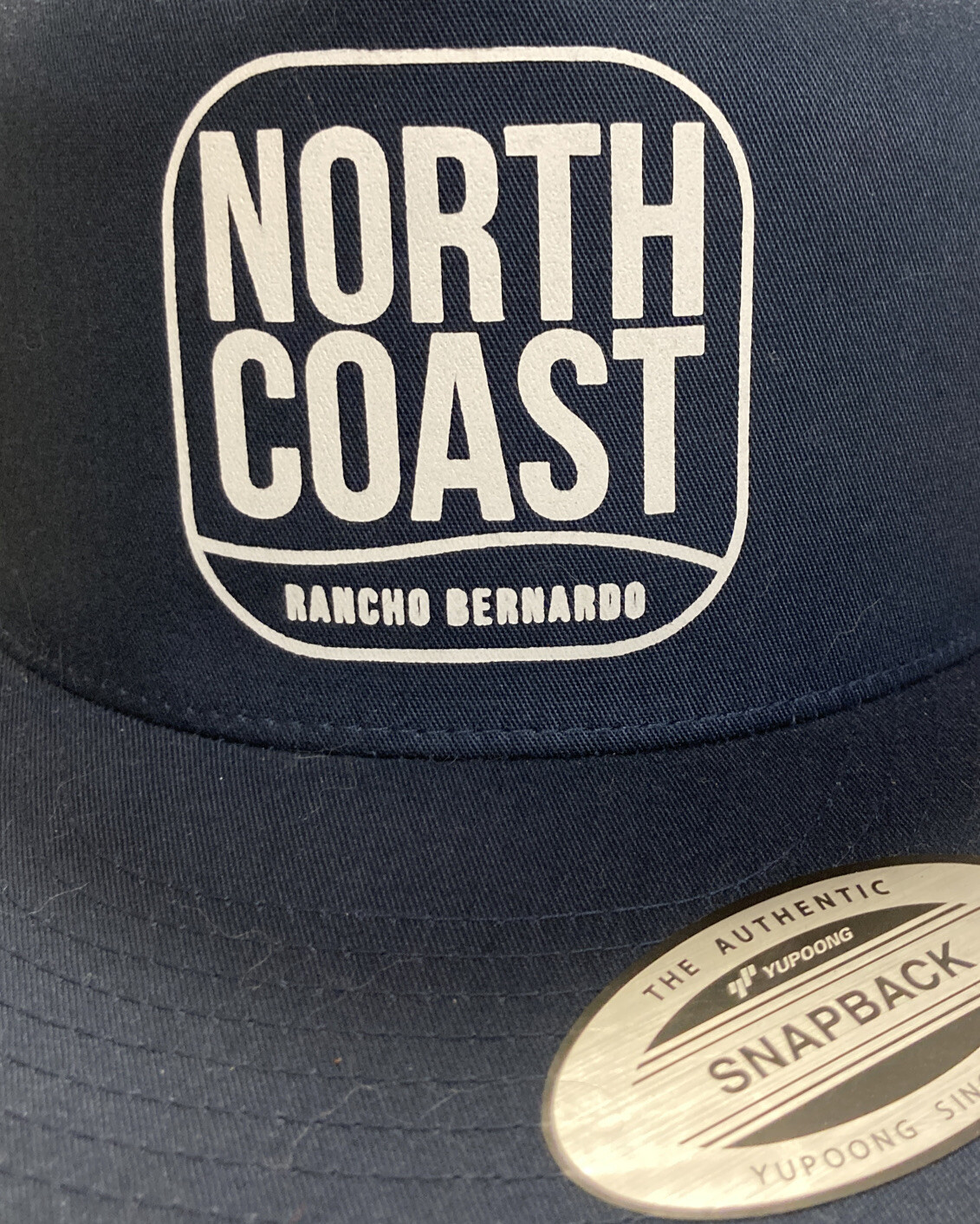 NWOT NORTH COAST RANCHO BERNARDO CALIFORNIA HAT BLUE SNAPBACK NEVER WORN!! F18
