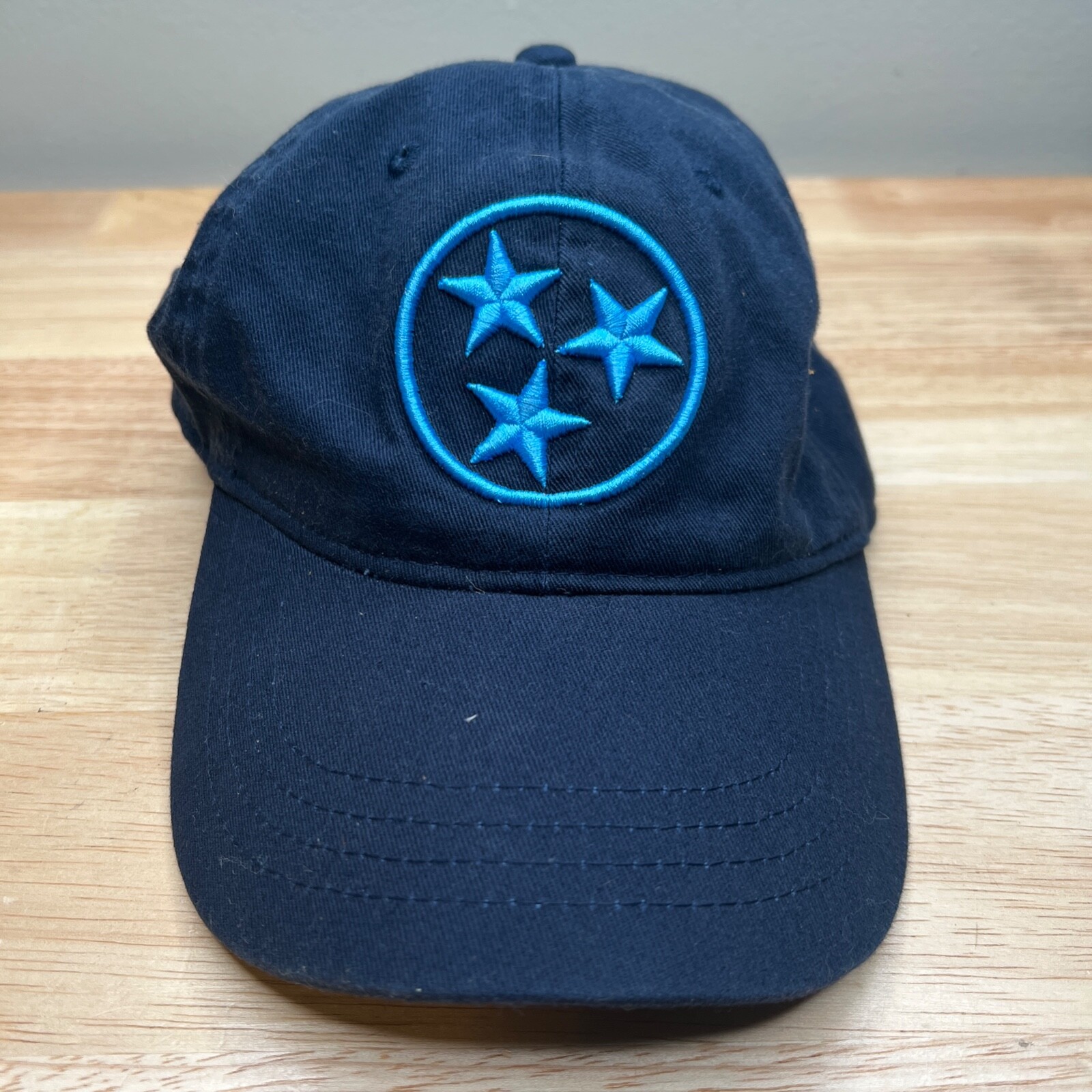 3 Star Hat Mens Adjustable Blue Strap Baseball Cap Dad Party Sports American