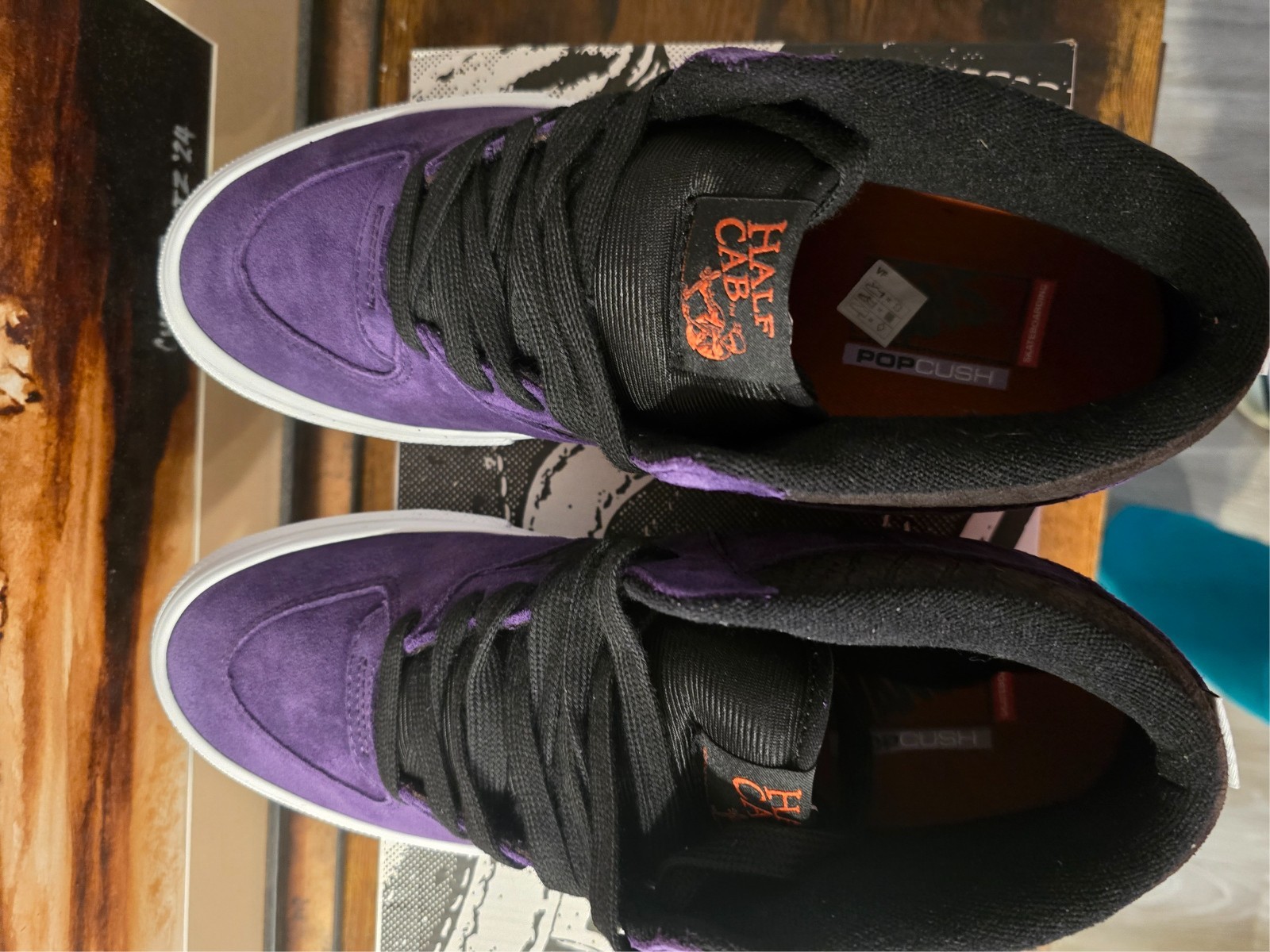 Vans Skate Half Cab Croc Grape Purple VN0A5FCDGPE Men’s Shoes Size 12 US NEW