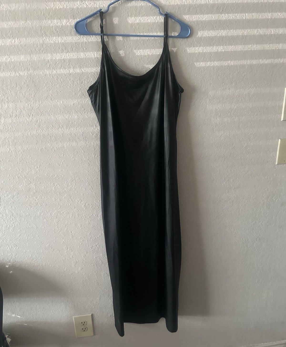 4 plus size Women’s 2XL Slip Dress Long Cowl Neck Spaghetti Strap